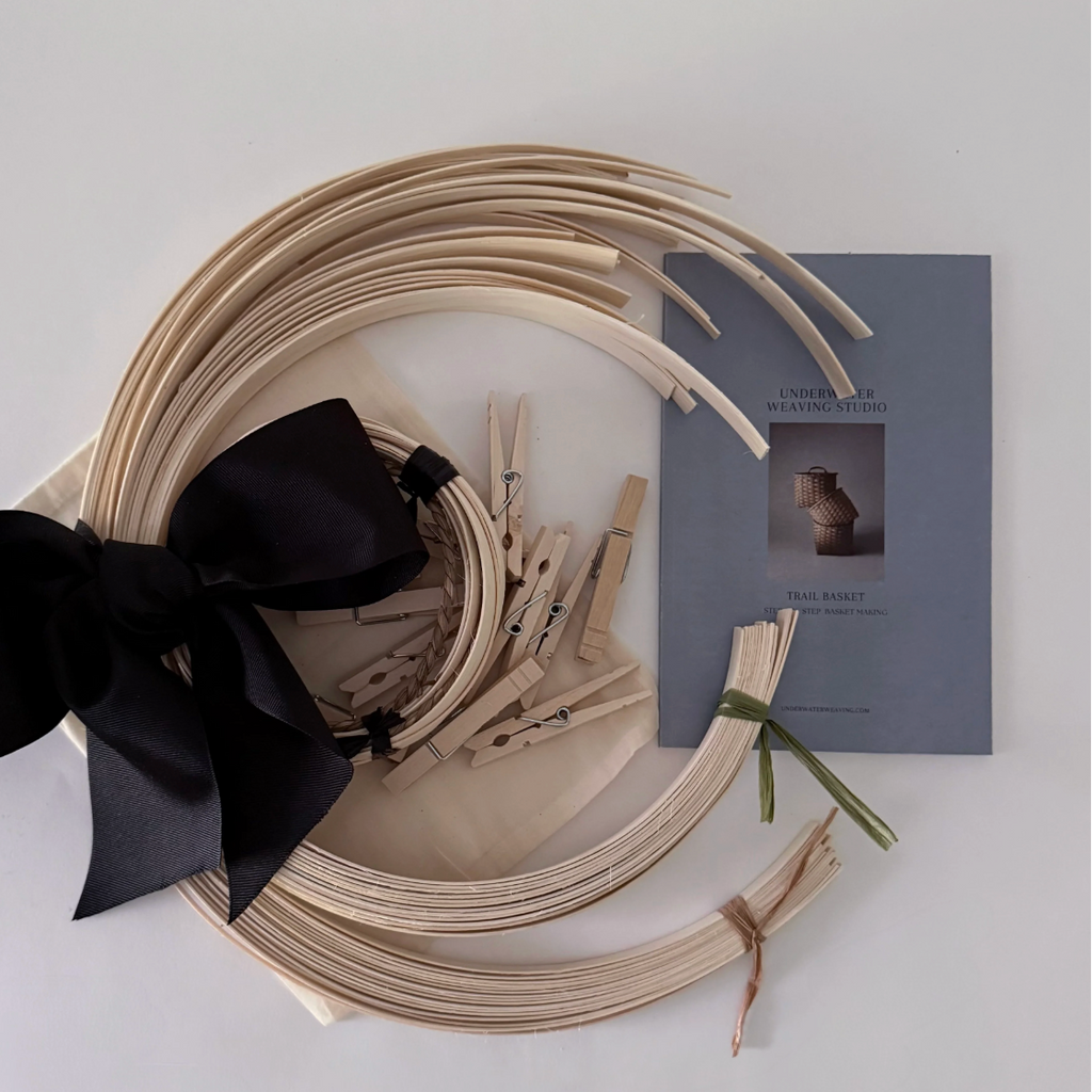The Trail Basket Beginner Basket Weaving Kit