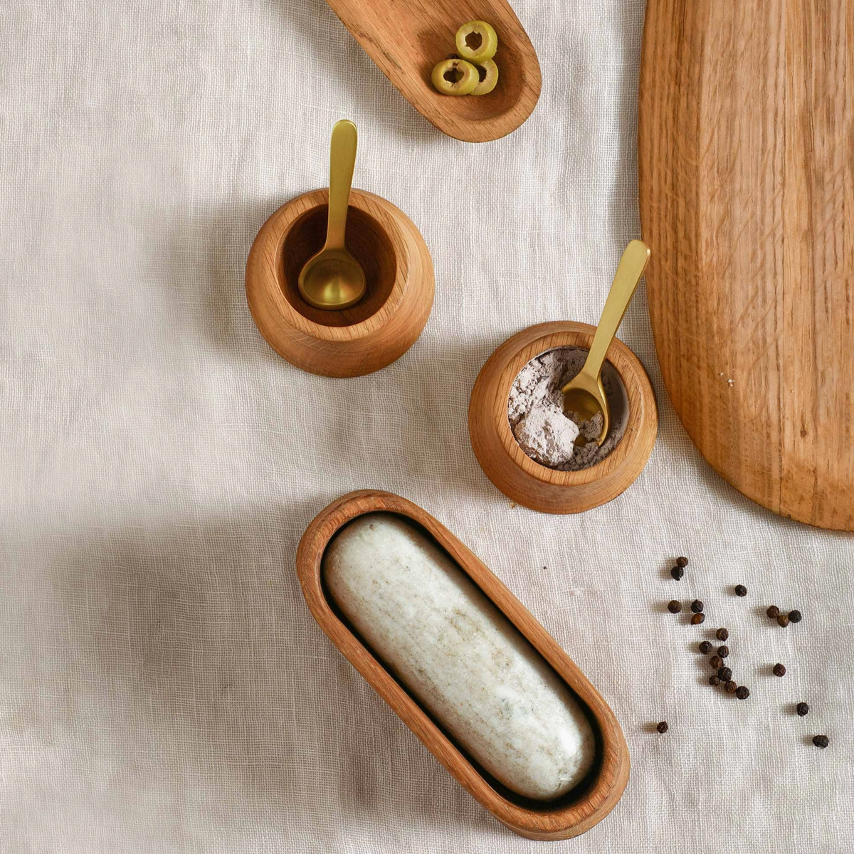 Belfort Pinch Bowls with Spoons