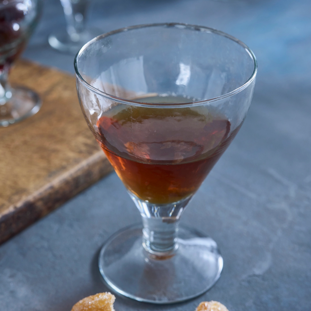 Pebbled Footed Goblets - Set of 4