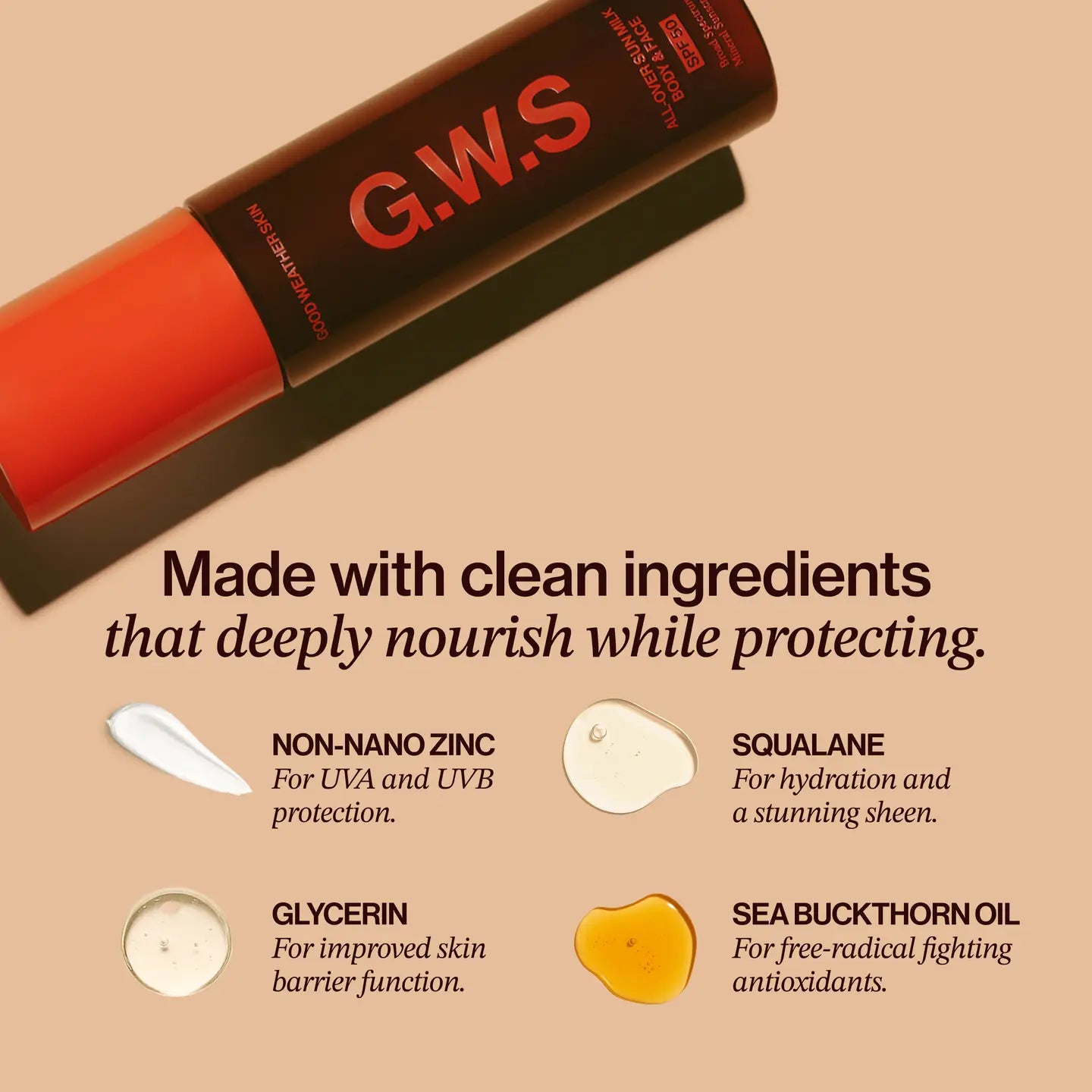 The All-Over Sun Milk Spf 50 For Face & Body