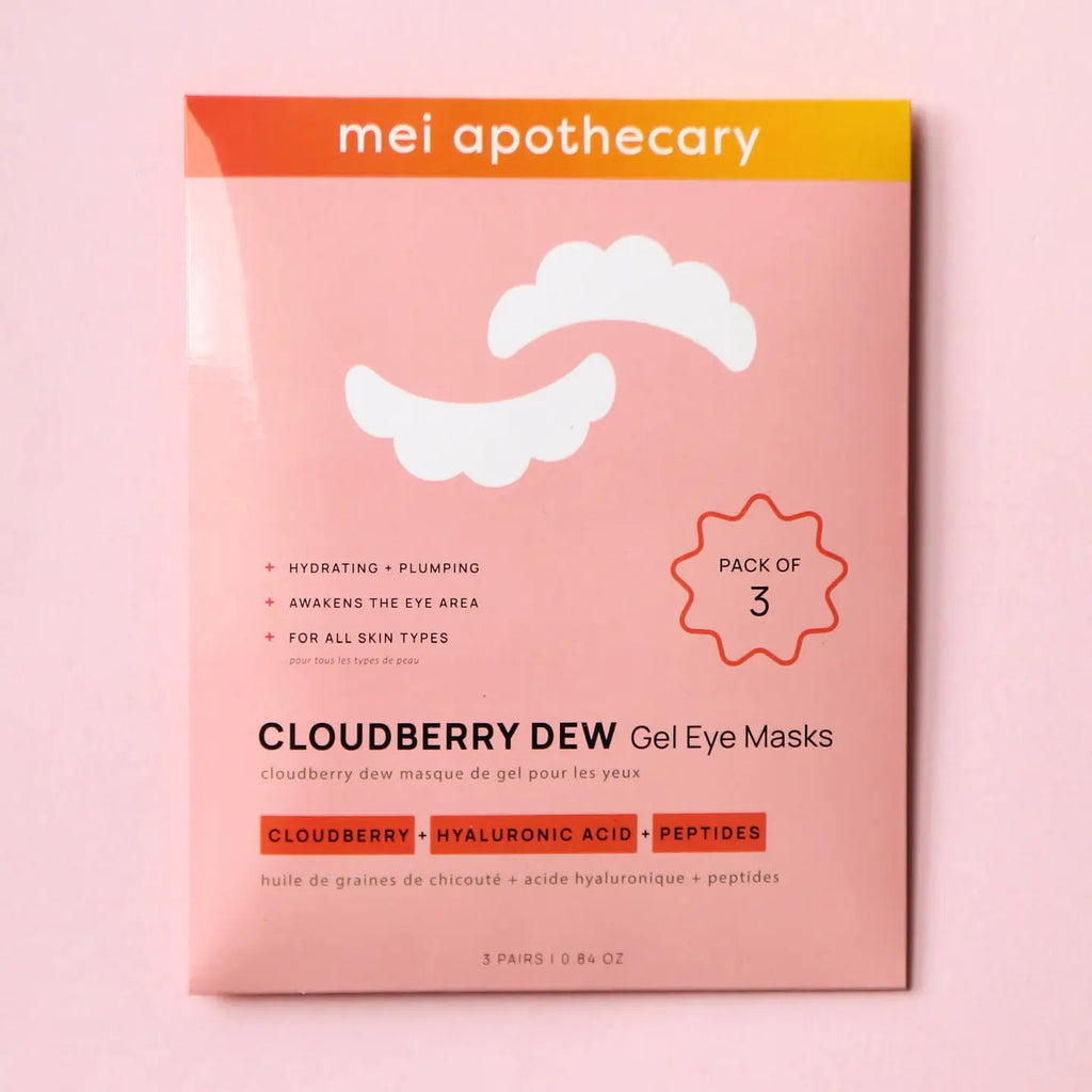 Mei Apothecary Cloudberry Dew Gel Eye Mask - 3pk
