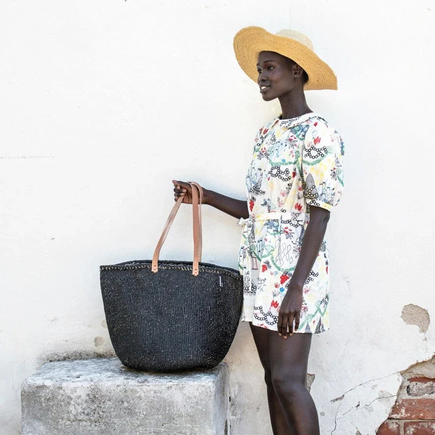 MIFUKO Shopper Basket Black L