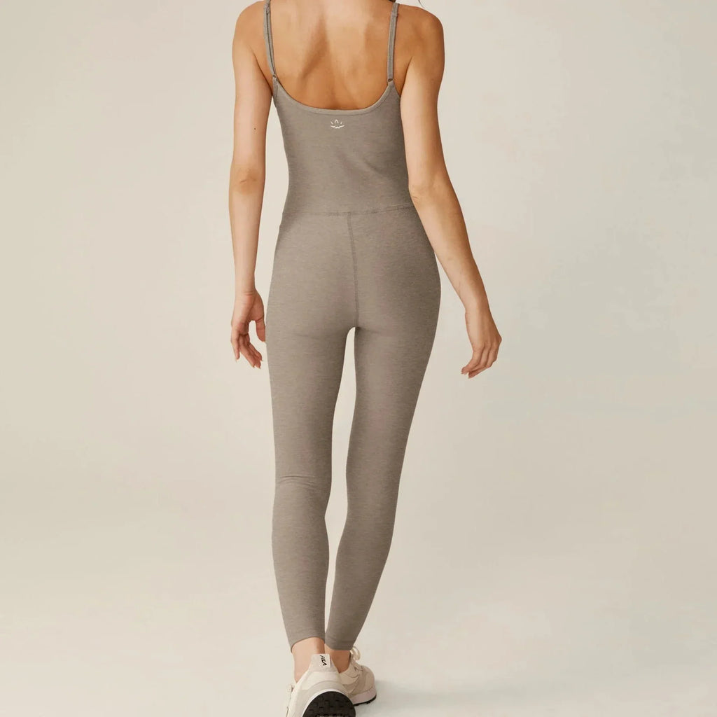 Spacedye Midi Jumpsuit - Birch Heather