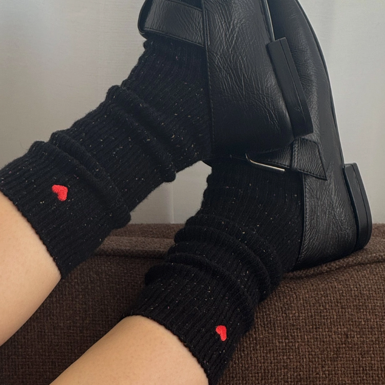 Embroidered Embroidered Snow Socks