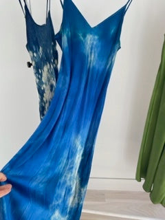 Marea - Dyed Silk Sheath - Midnight Sky