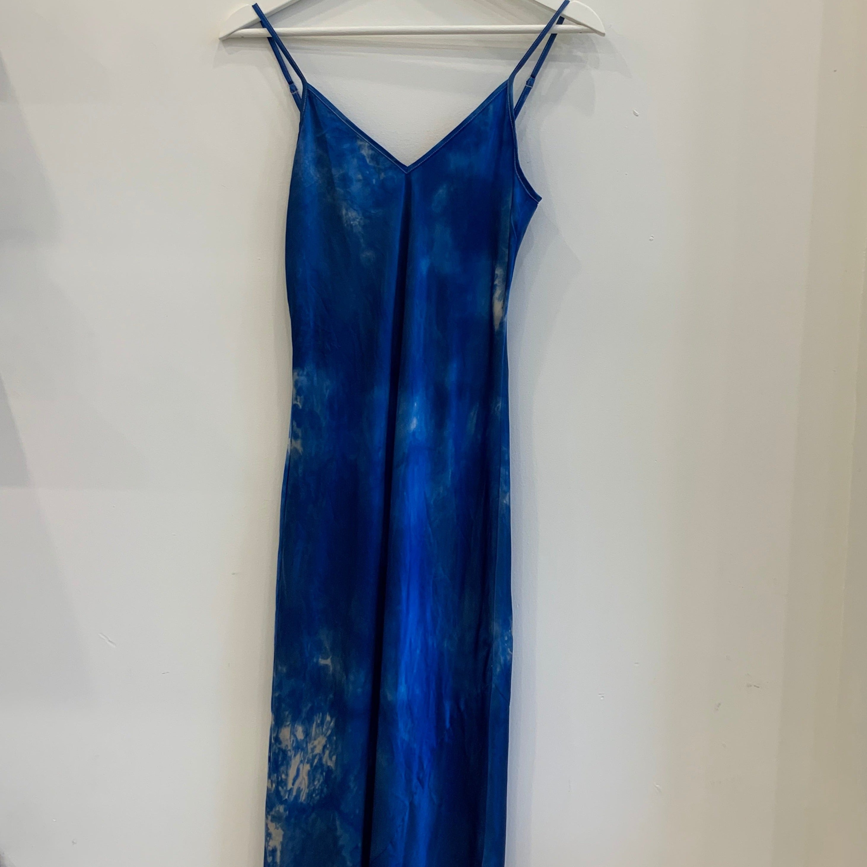 Marea - Dyed Silk Sheath - Midnight Sky