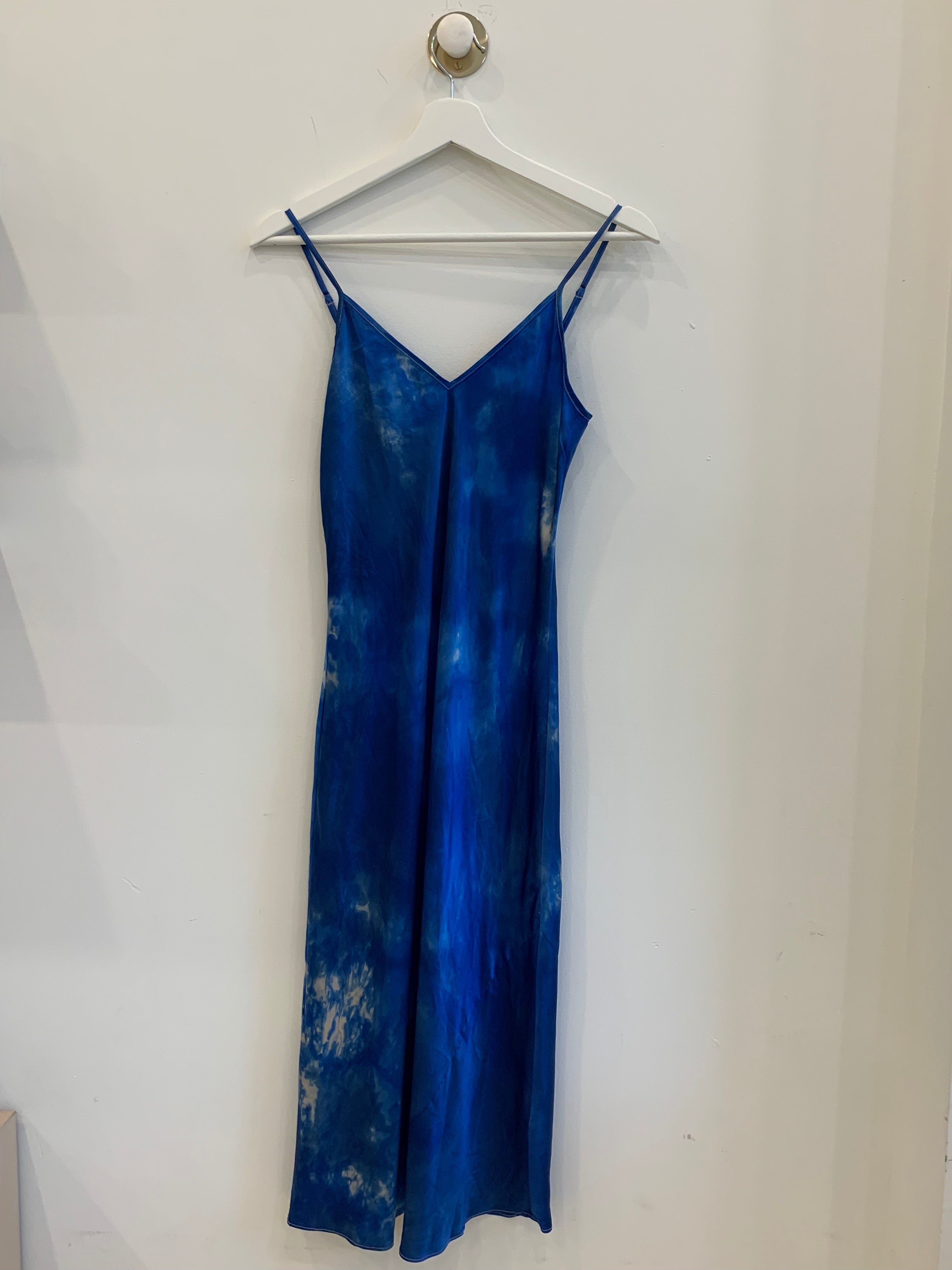 Marea - Dyed Silk Sheath - Midnight Sky