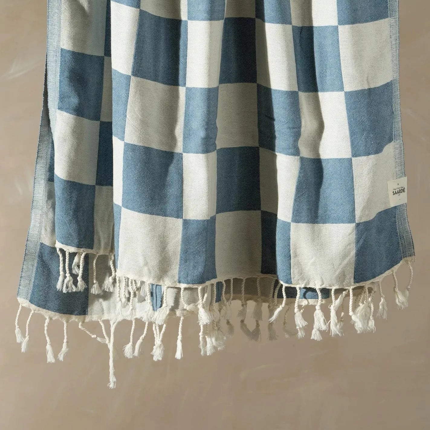 Saarde Sicily Turkish Beach Towel - Storm Blue