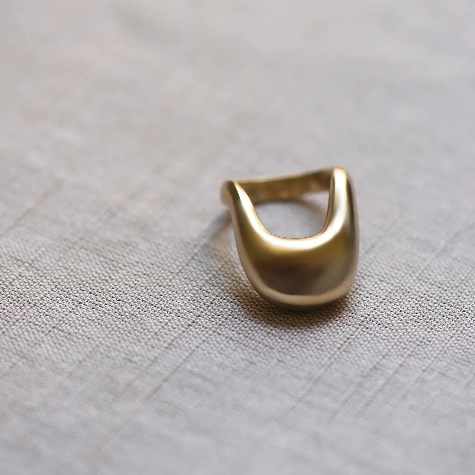 8.6.4 Design RI-K-69 Sculptural Ring in Brass & Sterling Silver