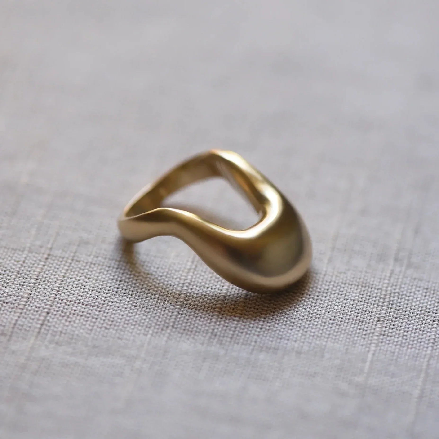 8.6.4 Design RI-K-69 Sculptural Ring in Brass & Sterling Silver