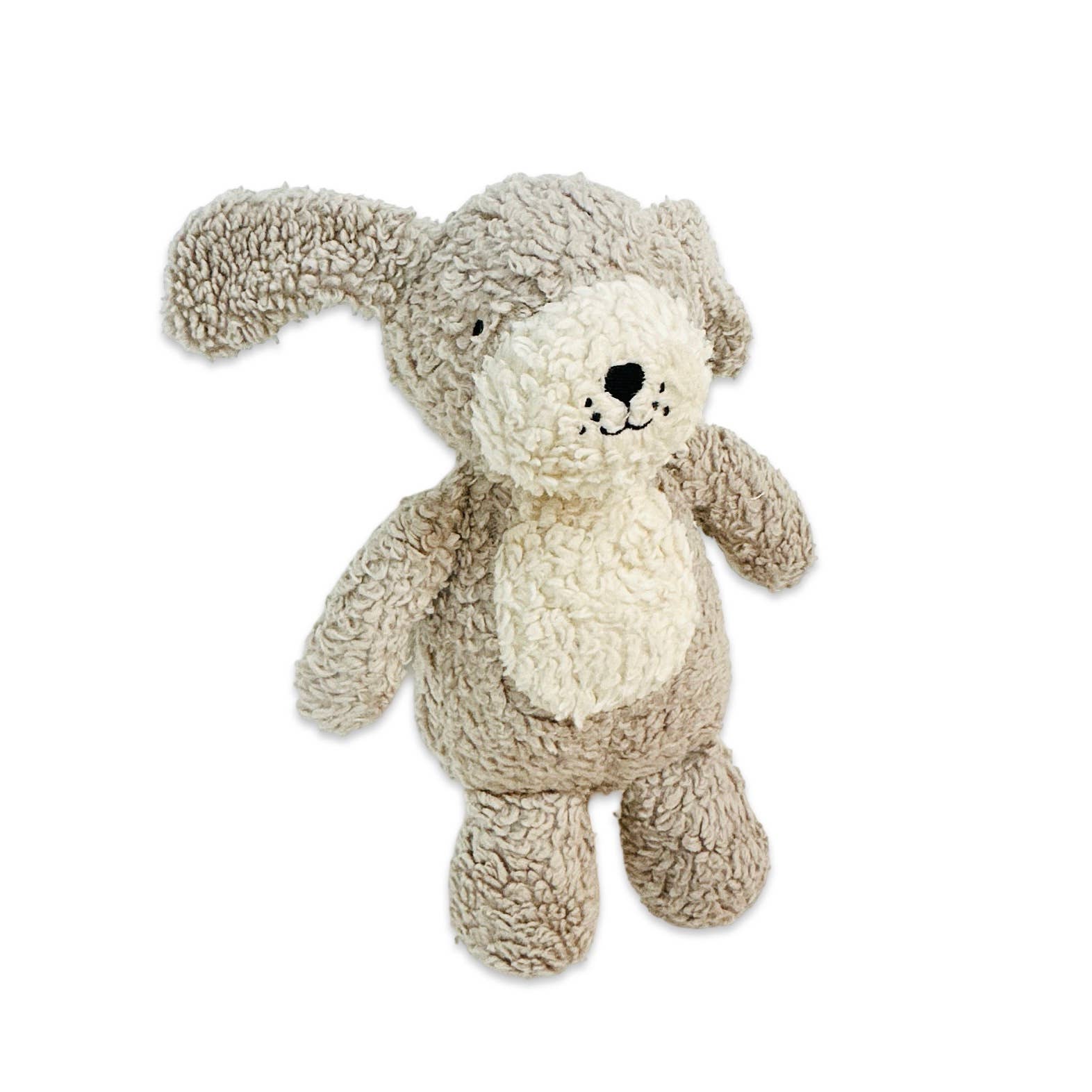 Rocky Lil Dog - Organic Sherpa Knit Stuffed Animal Baby Toy