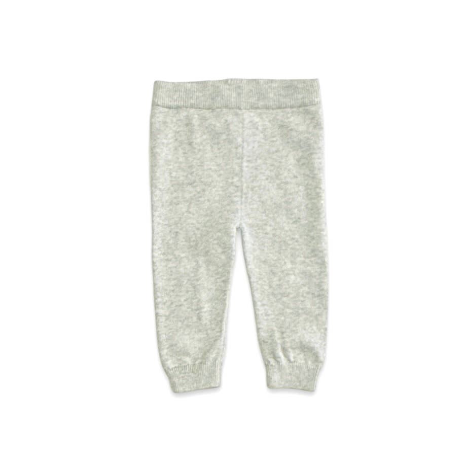 Frenchie Puppy Jacquard Knit Baby Pullover + Pants  Organic