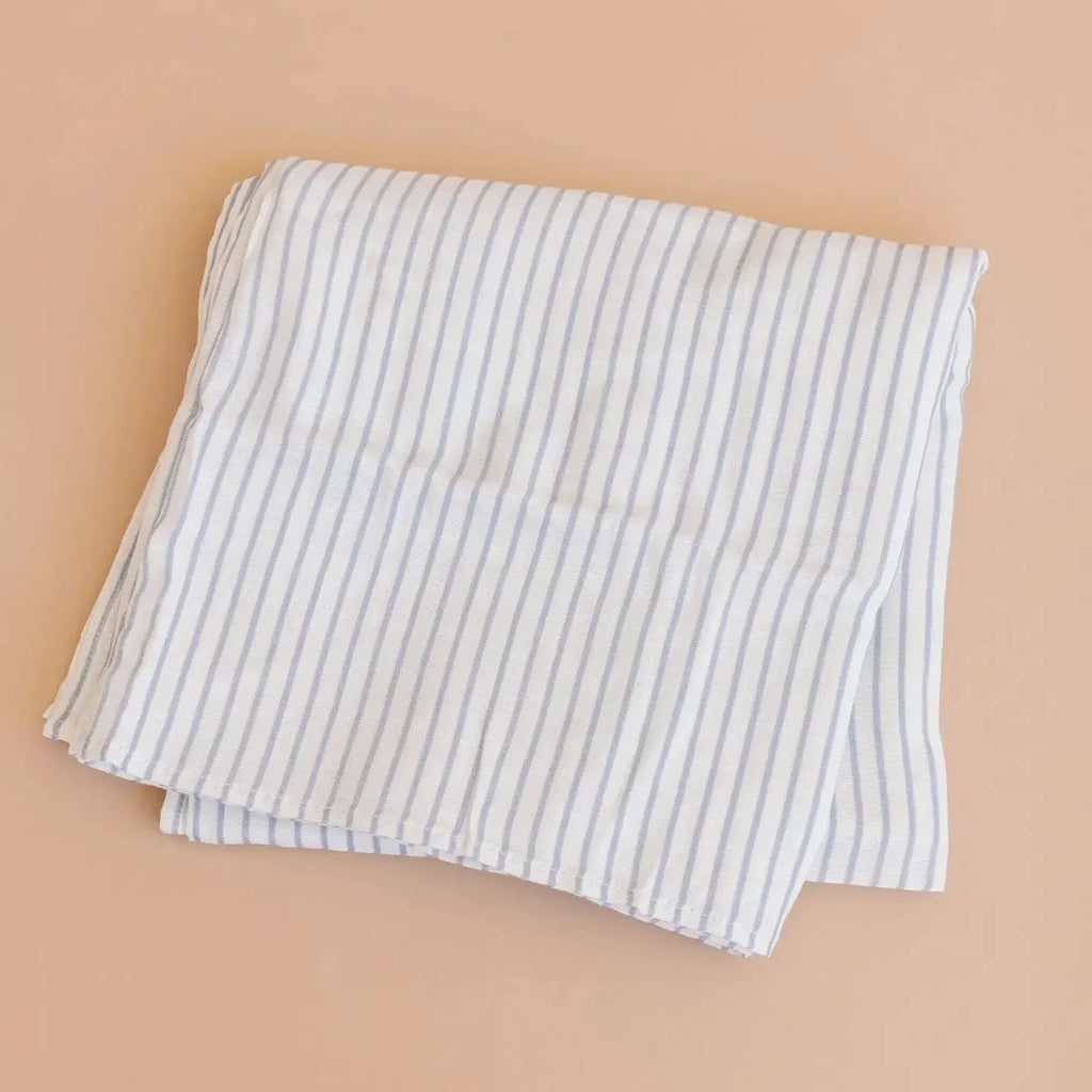 Striped Organic Muslin Swaddle