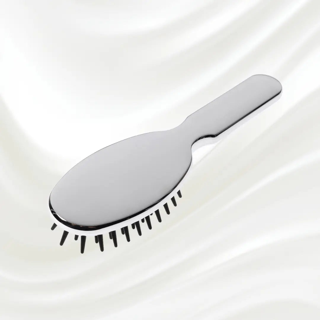 Pneumatic Detangling Hairbrush, Chrome