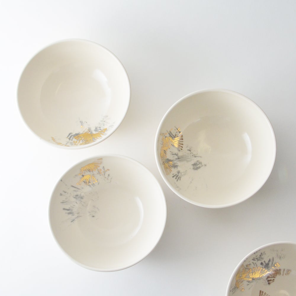 Studio Joo Cereal Bowls - Gold & Black