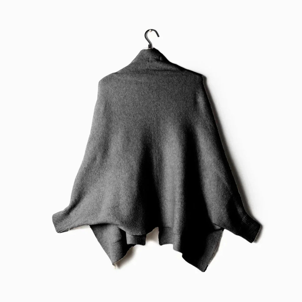 Look by M Pocket Shrug Cardigan - Charcoal