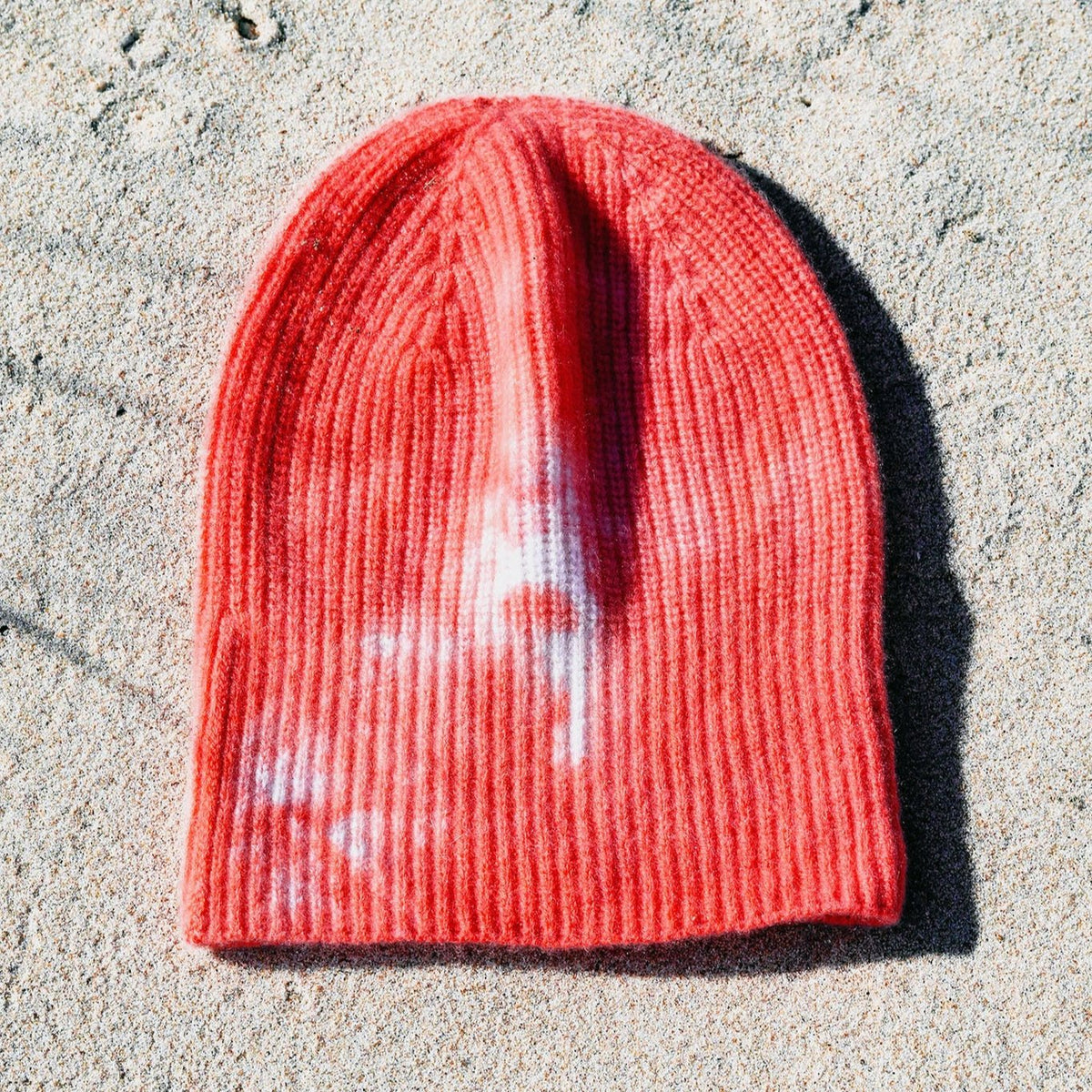 Cashmere Sunset Beanie - Coral