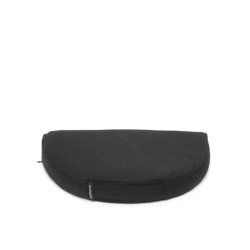 B Yoga Cotton OM Meditation Cushion - Charcoal