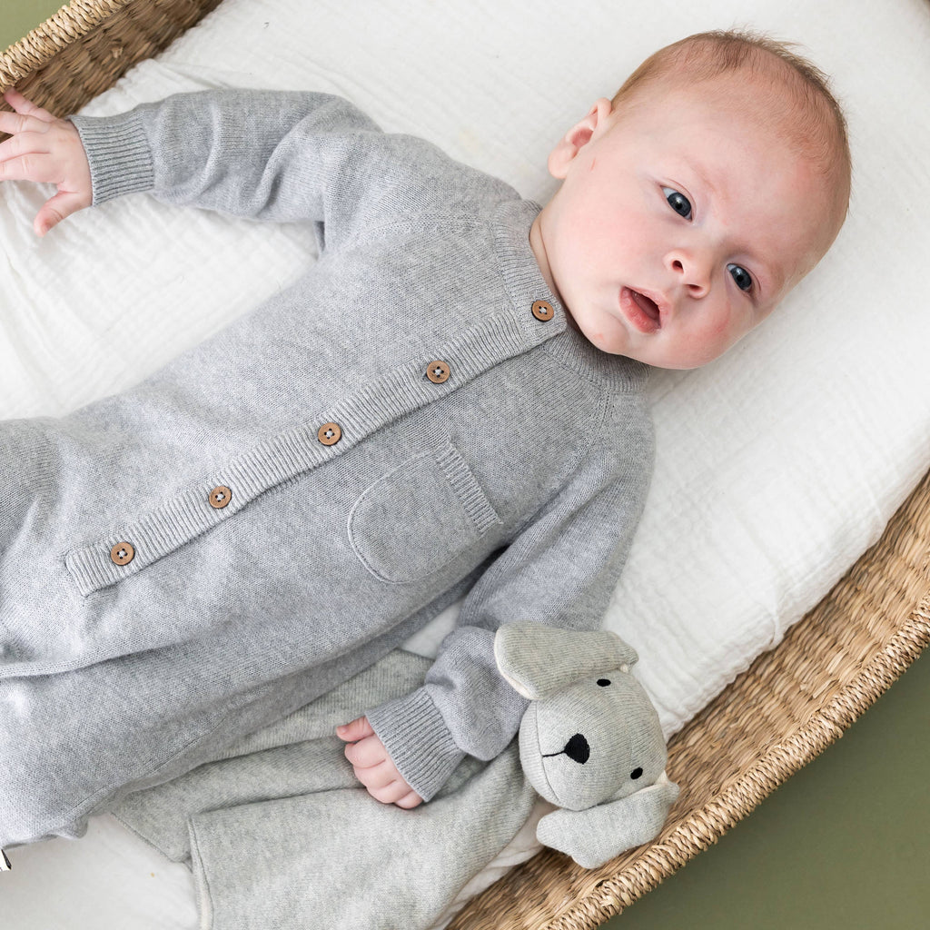 Puppy Dog - Organic Baby Lovey Security Blanket Cuddle Cloth