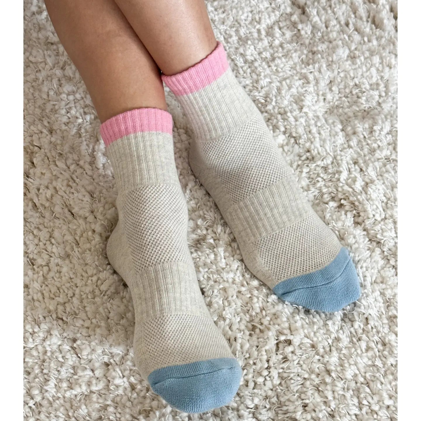 Color Block Girlfriend Socks - Assorted Colors