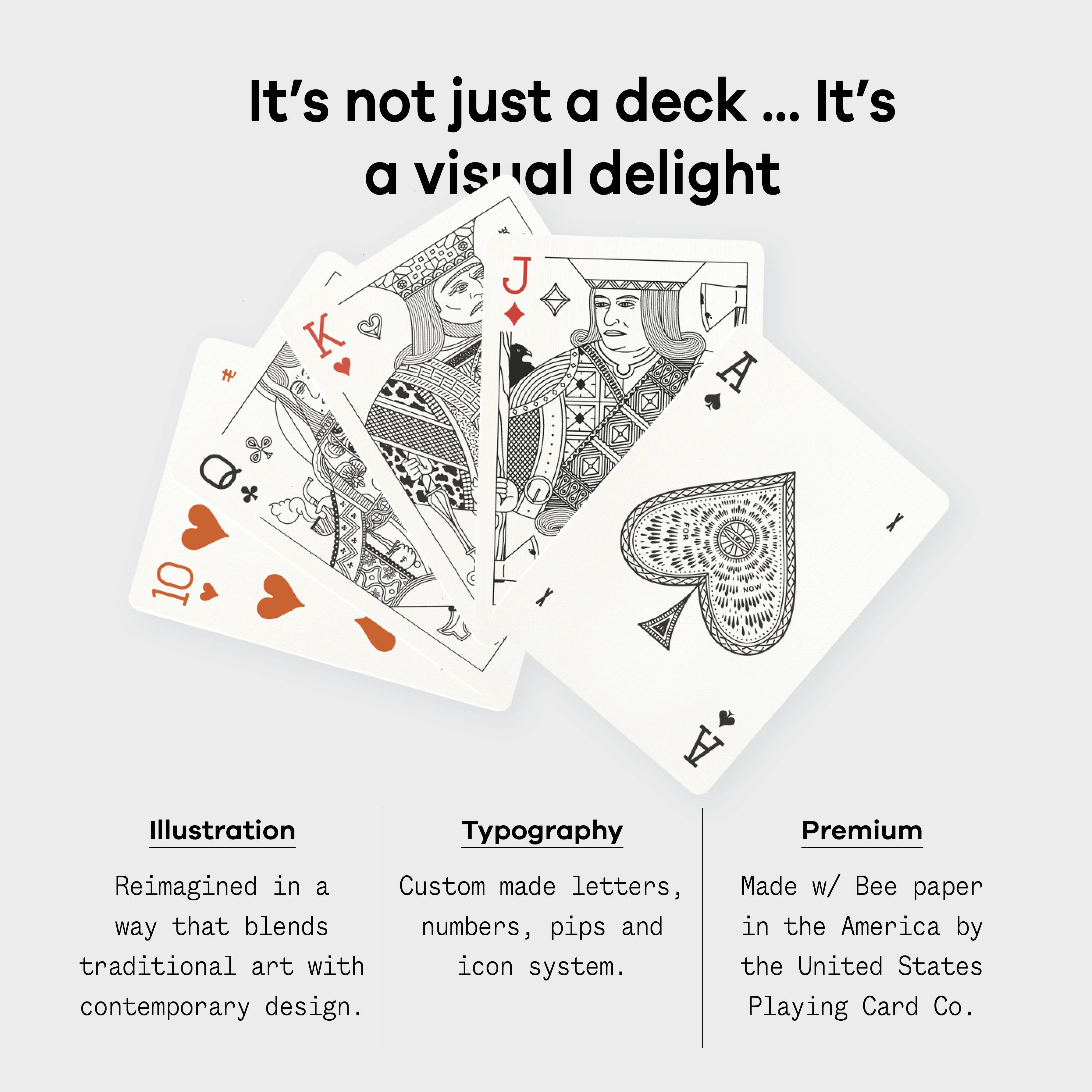 Sunrise Playing Cards | Unique Illustration and Symbols