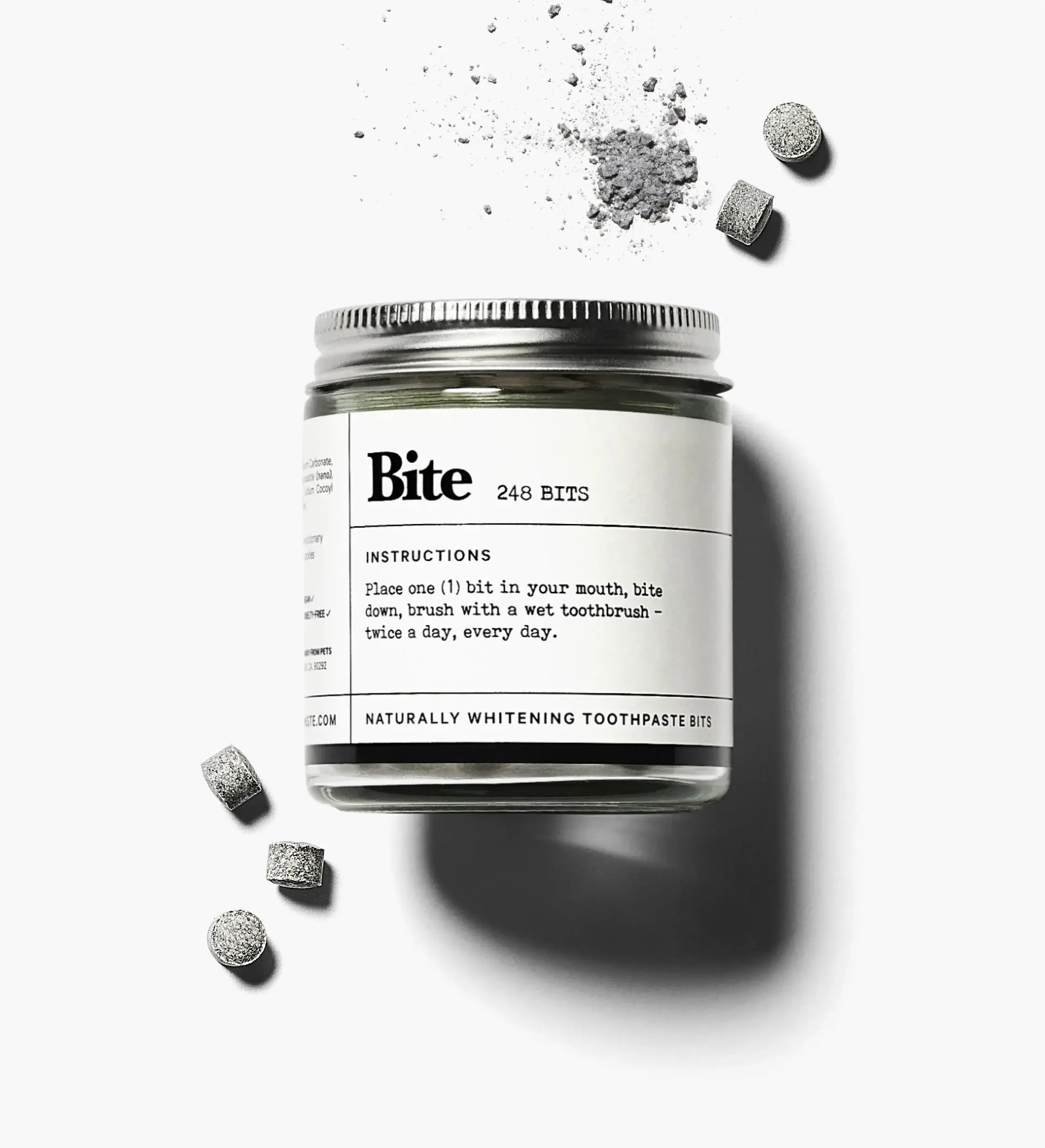 Toothpaste Bits Fluoride-Free - 4oz - Charcoal