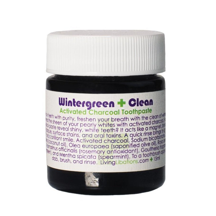 Living Libations Activated Charcoal Toothpaste