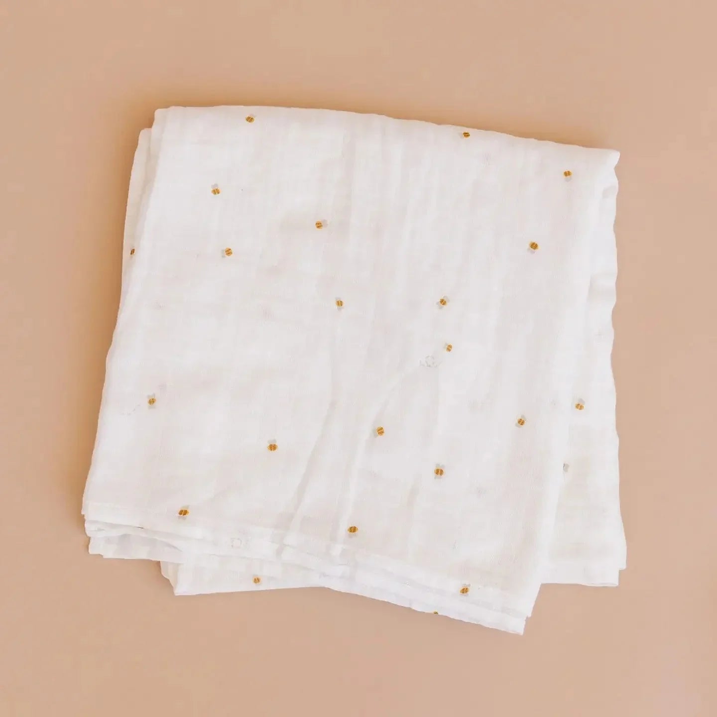 Honey Bee Organic Muslin Swaddle