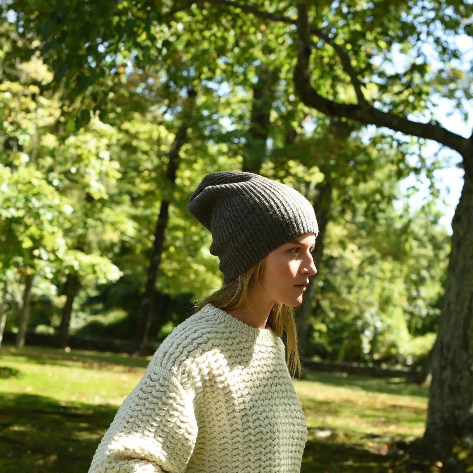 Cashmere Beanie - Falcon