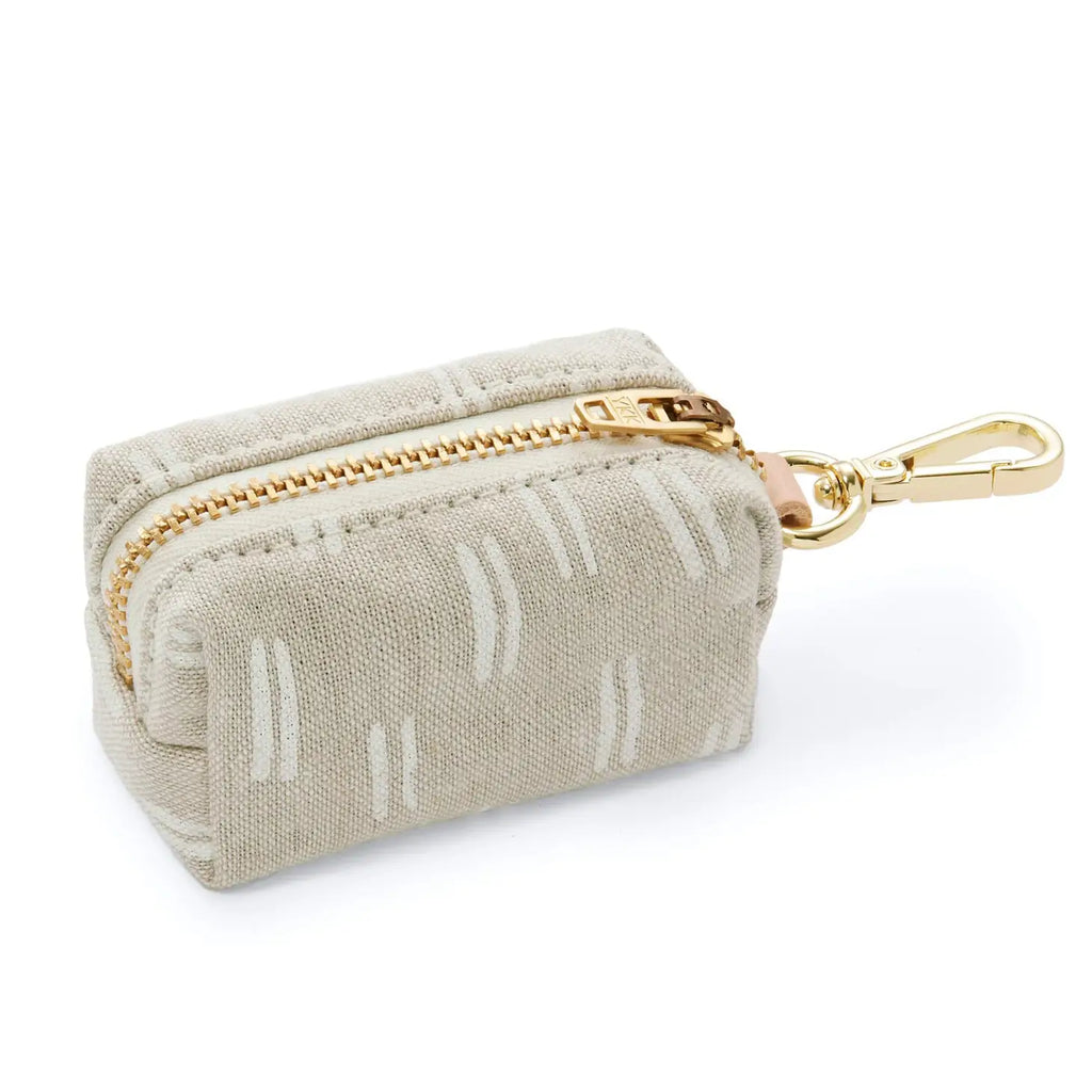 The Foggy Dog Flax Lines Waste Bag Holder-Gray