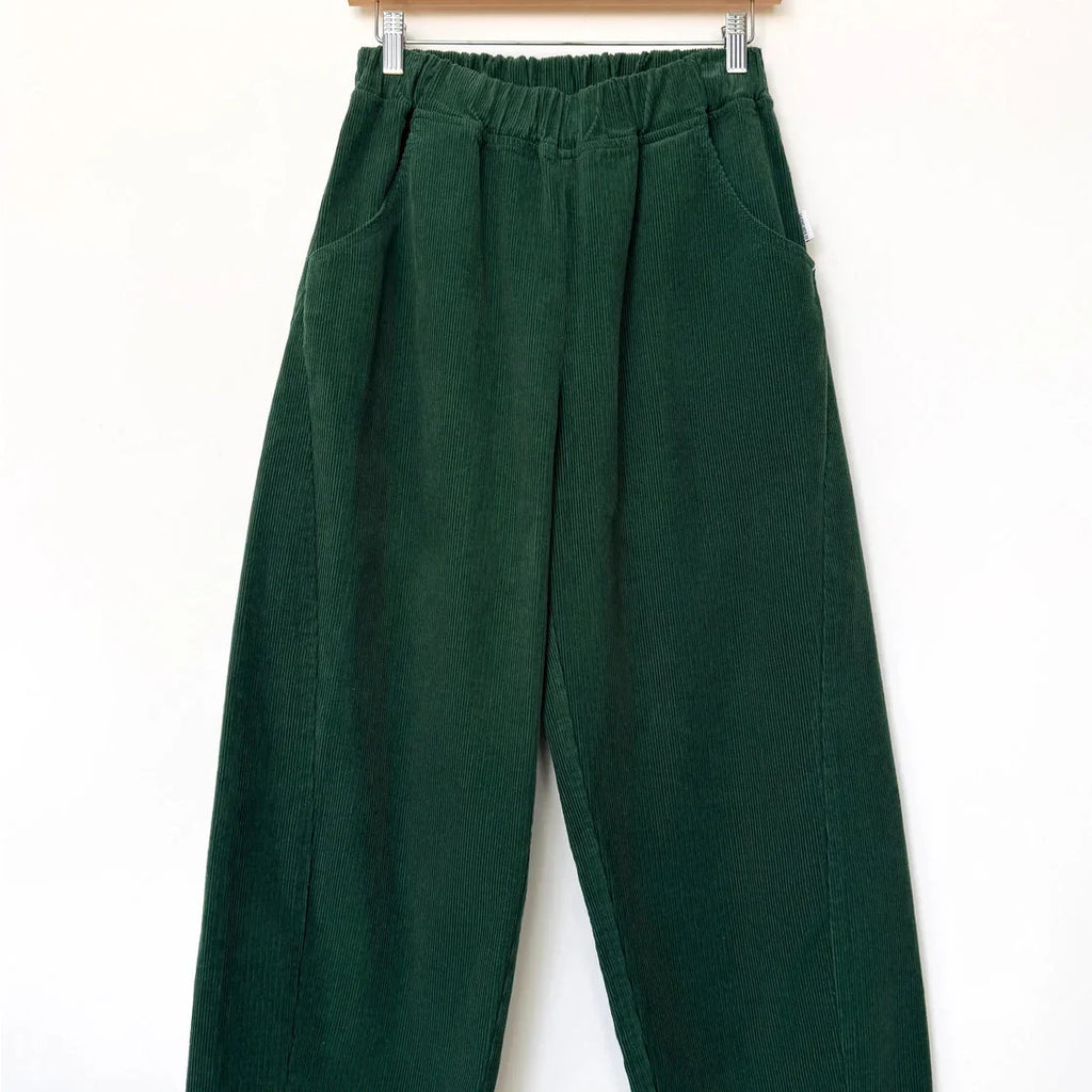 Corduroy Arc Pants-Foret