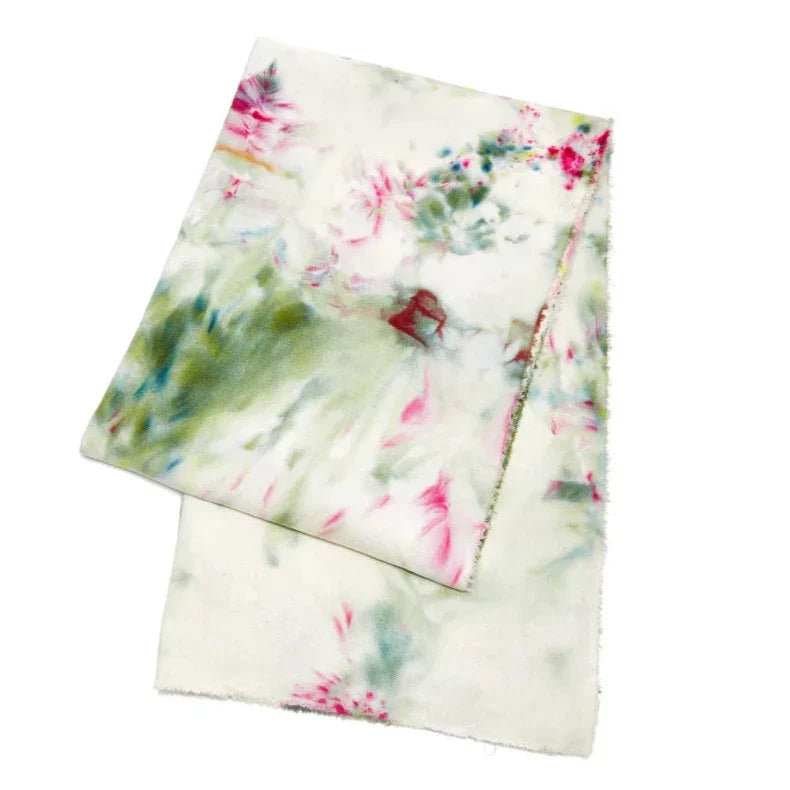 Raw Silk Beach Throw/Wrap - Garden Party