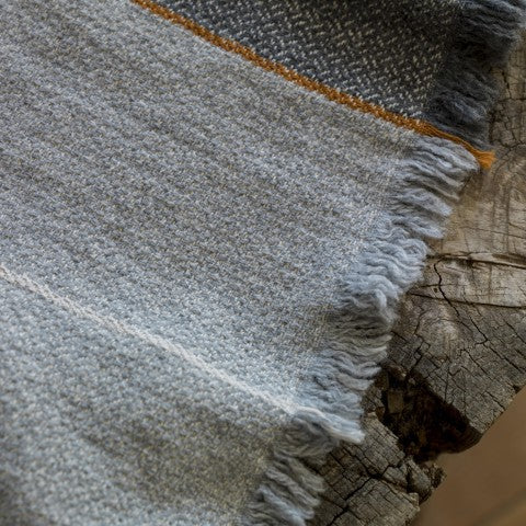 loom.ist - Wool Blended Throw - Gray 06AS