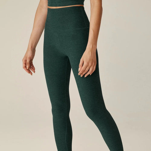 Beyond Yoga Spacedye Vitalize Full Length Legging - Midnight Green Heather