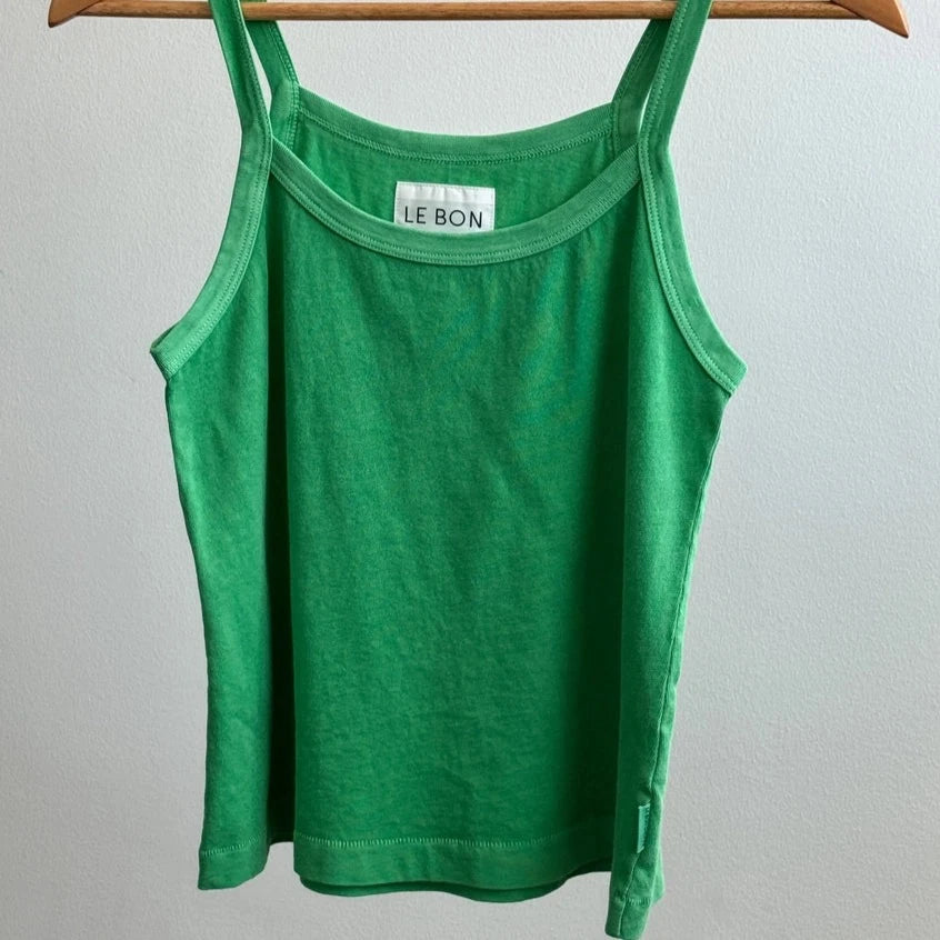 Organic Cotton Dana Cami-Emerald
