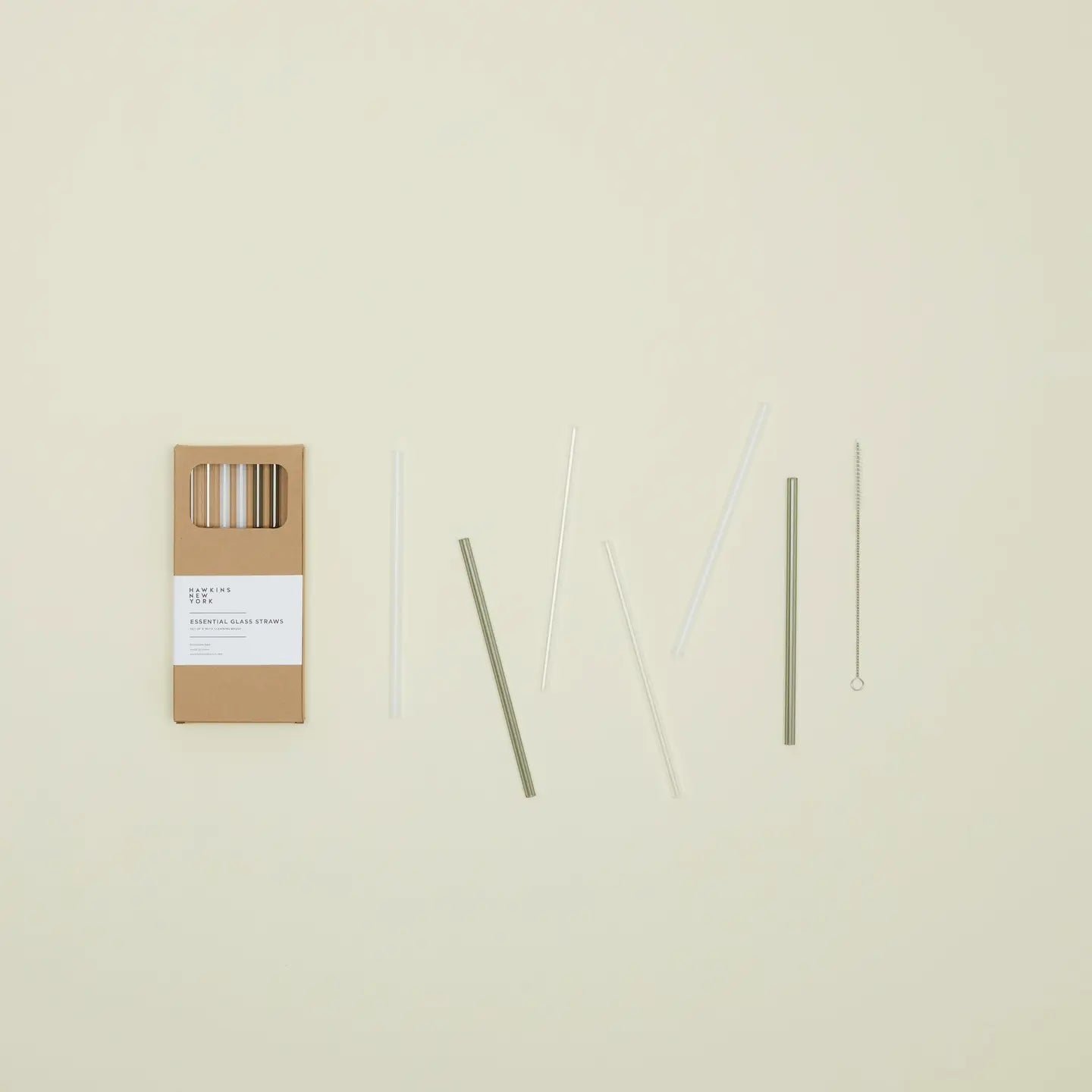 Essential Glass Straws - Set of 6