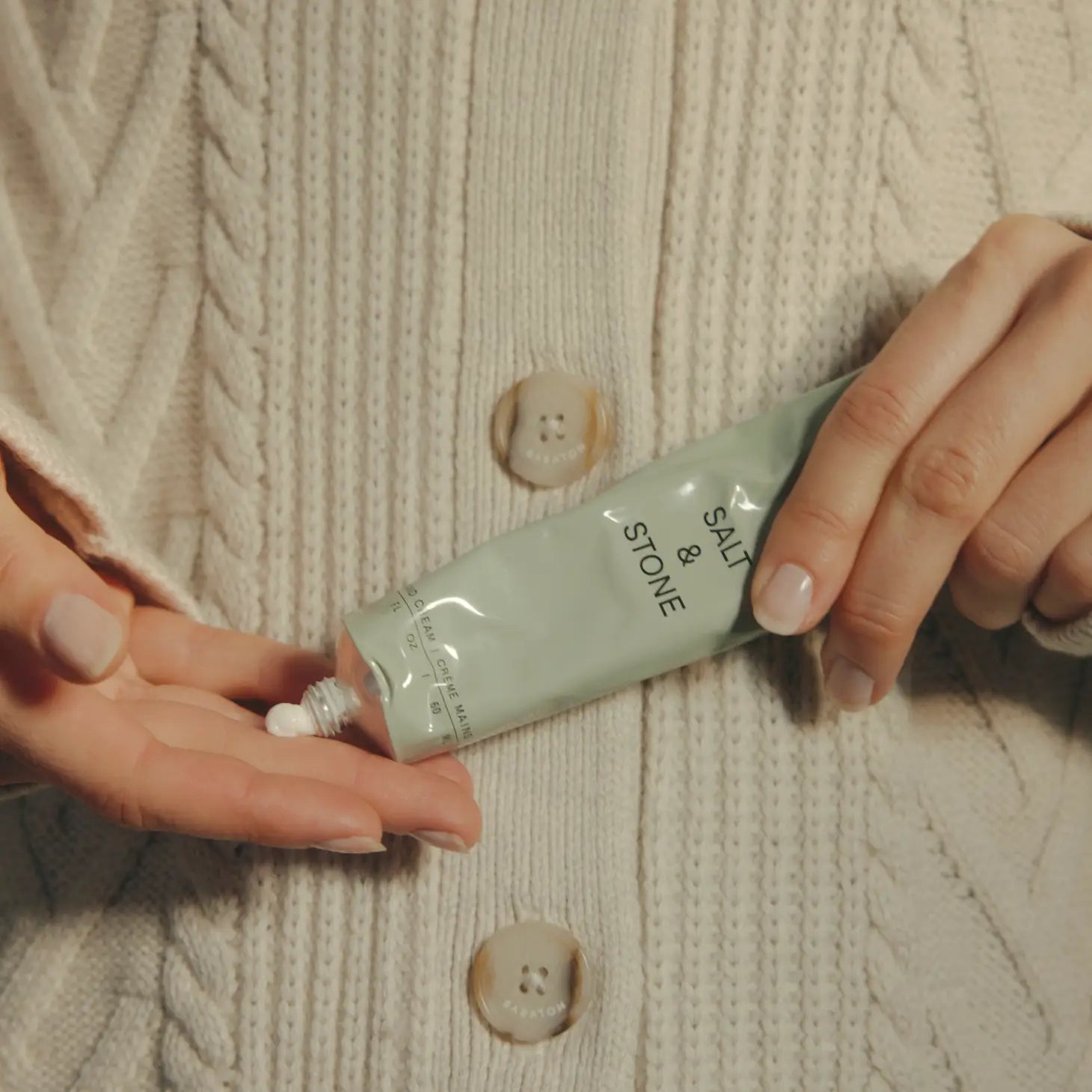 Salt & Stone Hand Cream - Bergamot & Hinoki