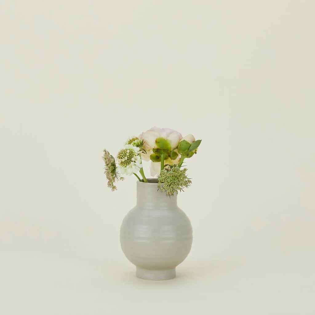 Essential Ceramic Vase - Light Grey