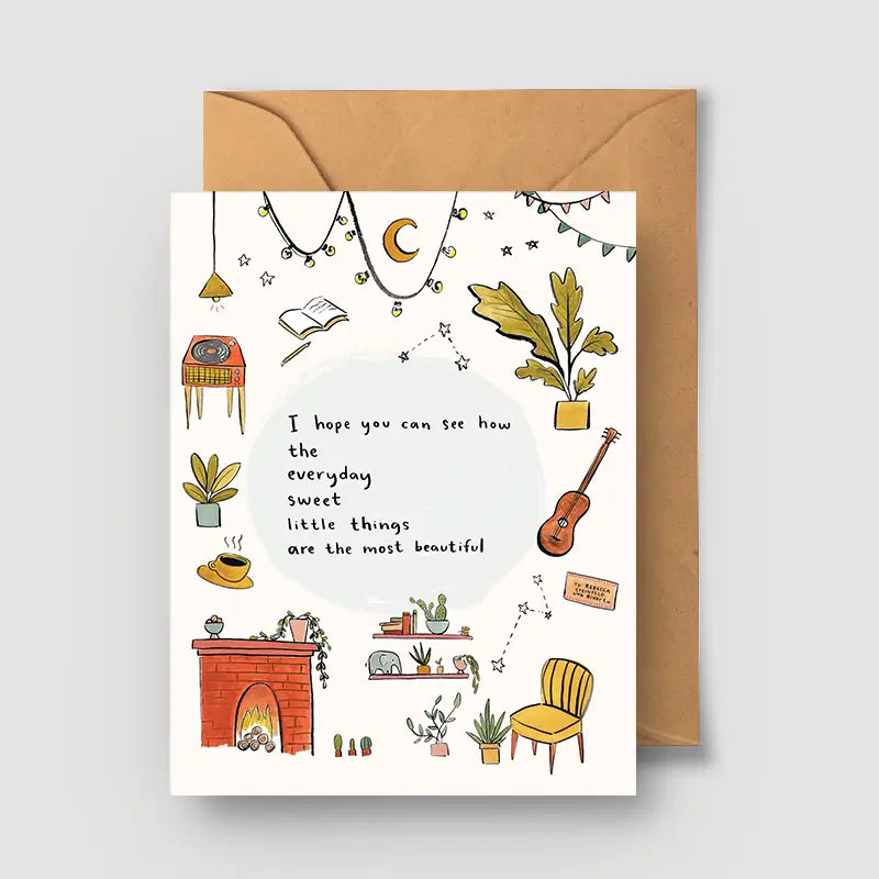 Abbie Ren Illustration 'I Hope You Can See' Greeting Card