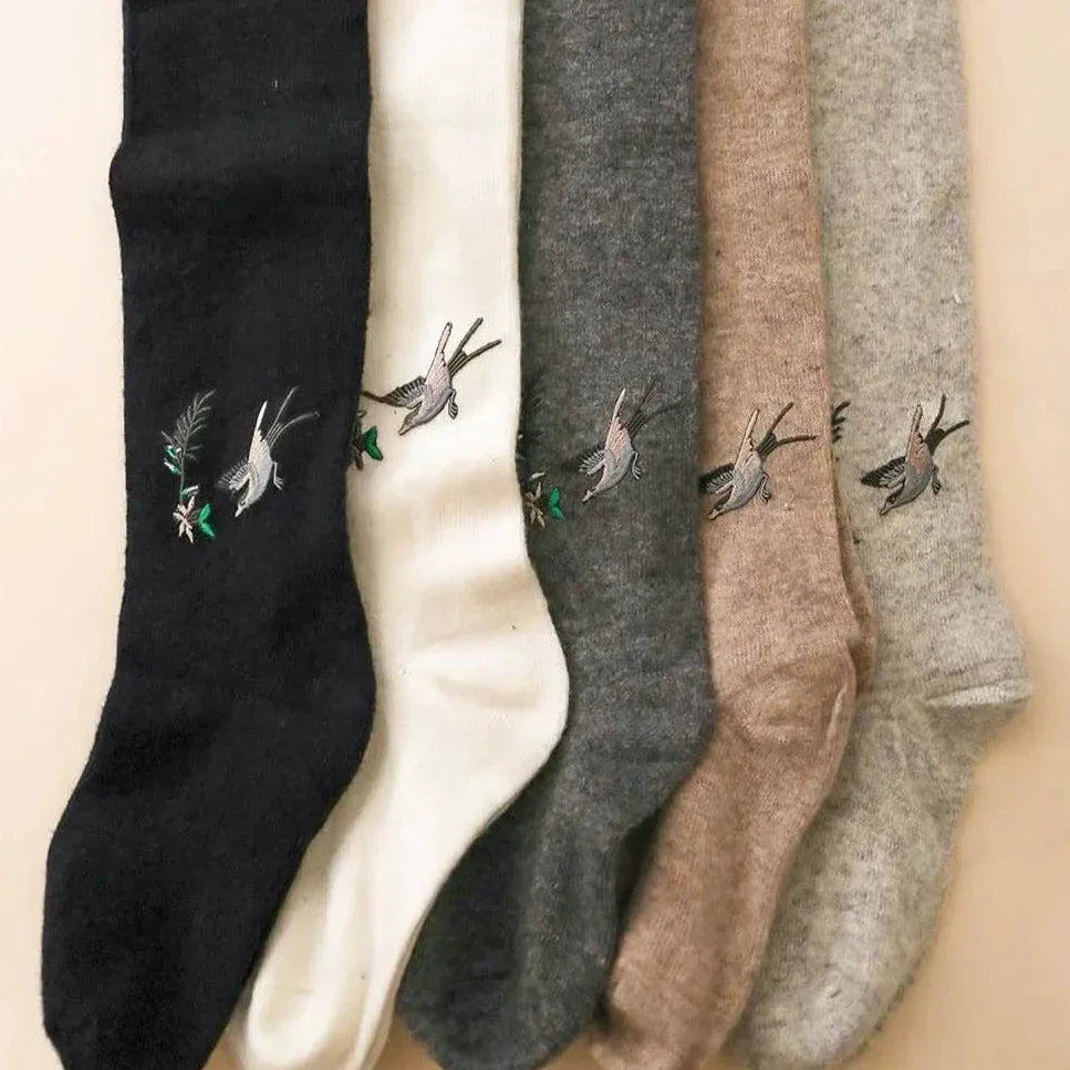 Hummingbird Knee High Socks