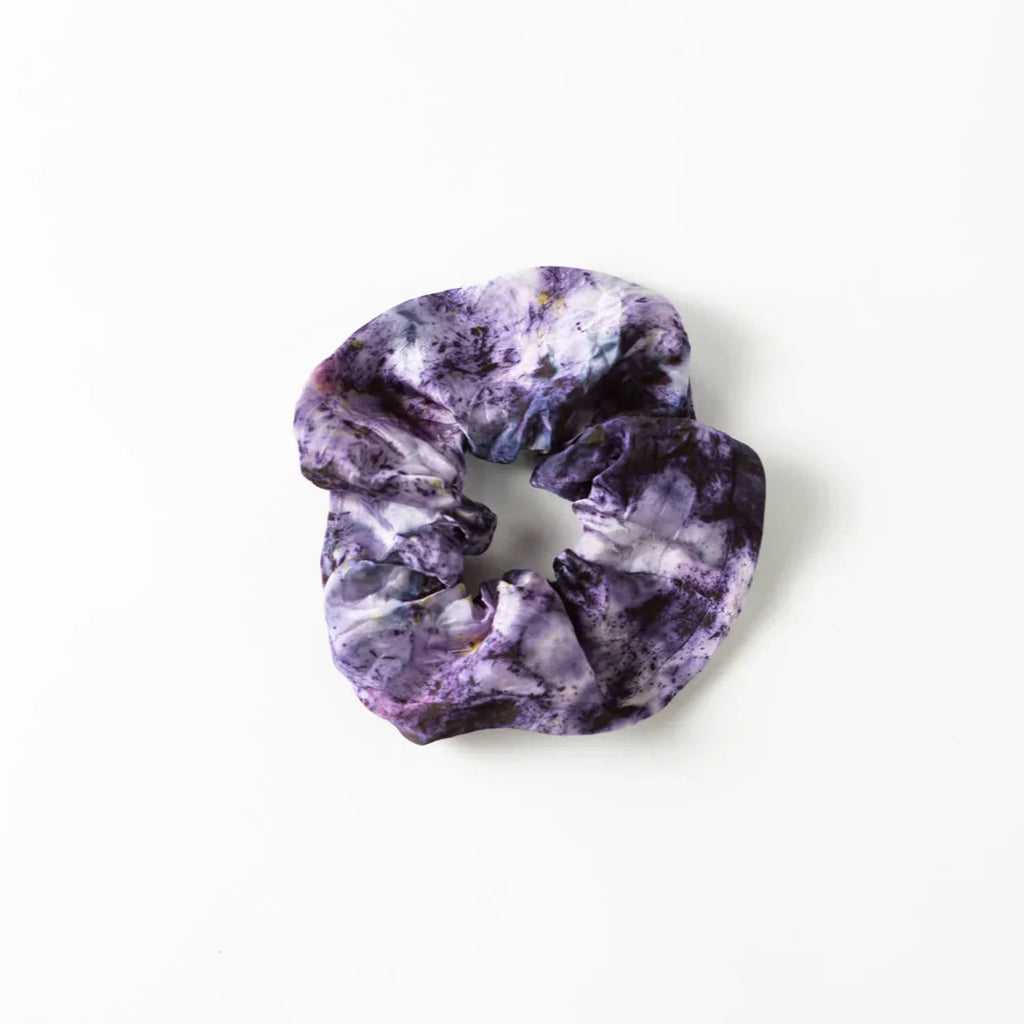 Artist Botanically Dyed Silk Hair Scrunchie