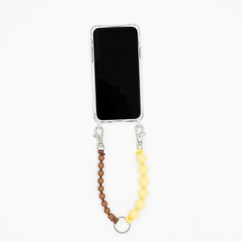Doppelhandykette Phone/Key Holder - Butter/Mocha