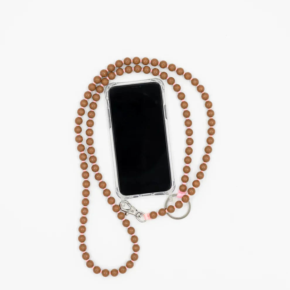 Handykette Long Phone/Key Holder - Mocca Rose
