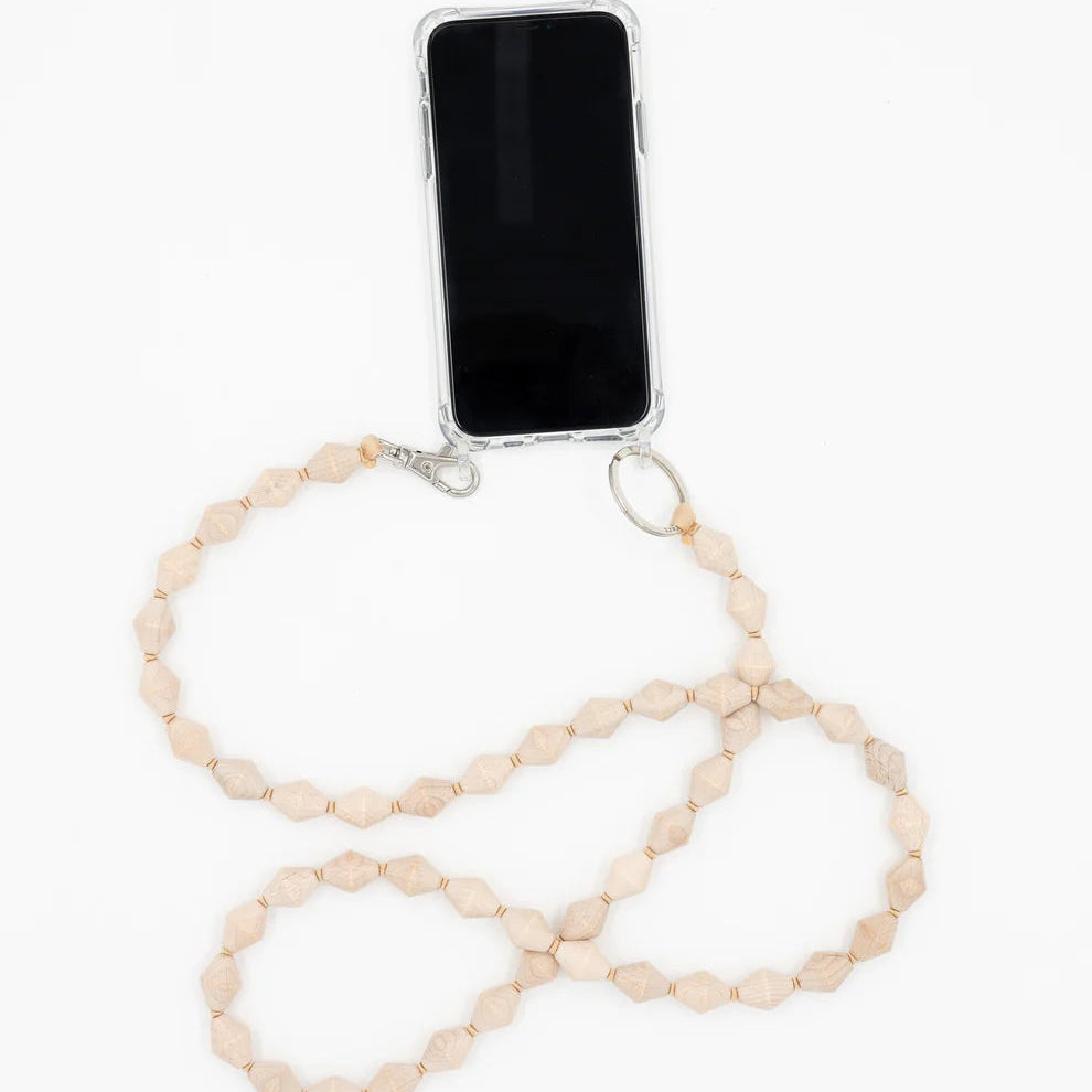 Zick Zack Handykette - Natural