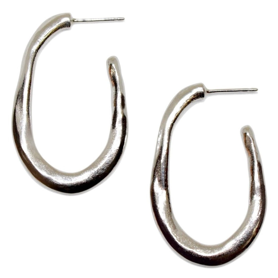 Amanda Hunt Lake Hoops Sterling Silver