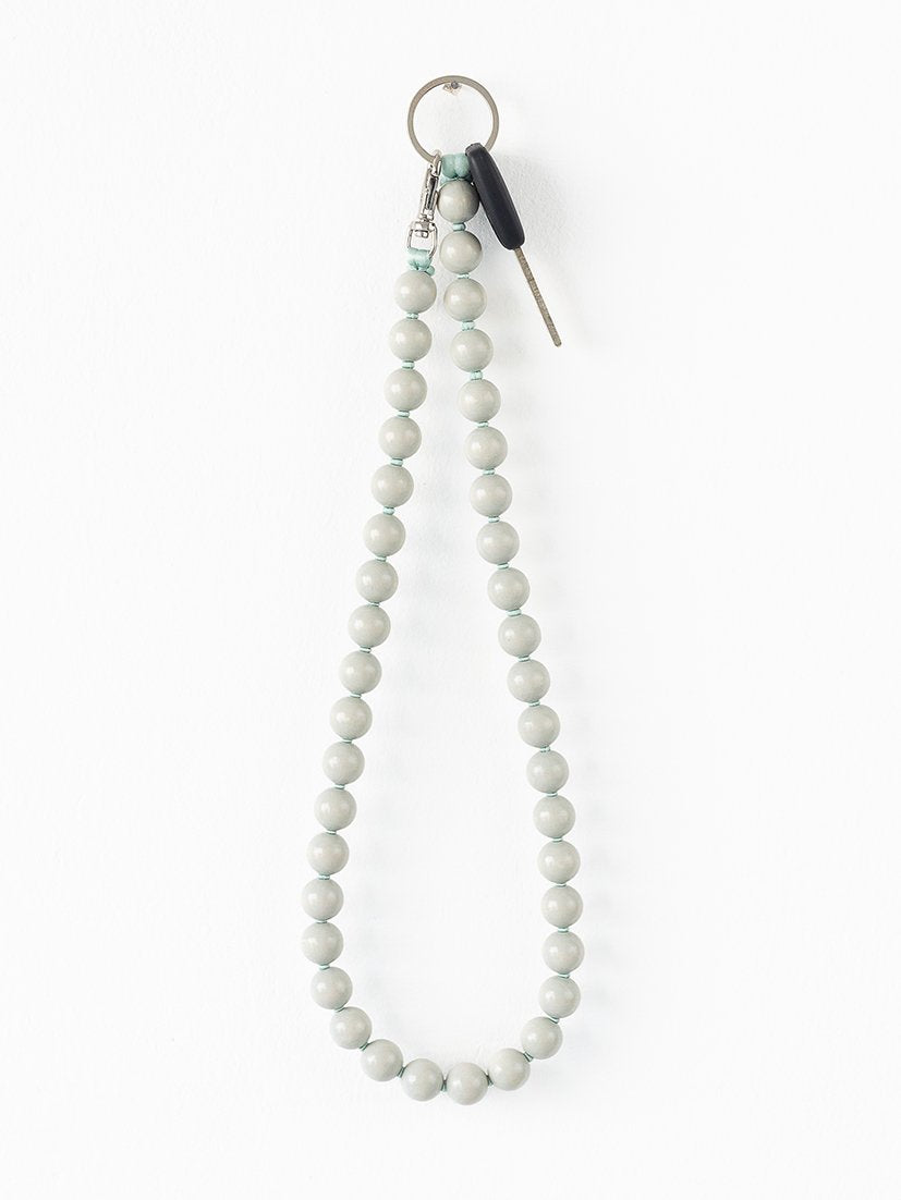 Ina Seifart Perlen Long Keyholder - Light Grey