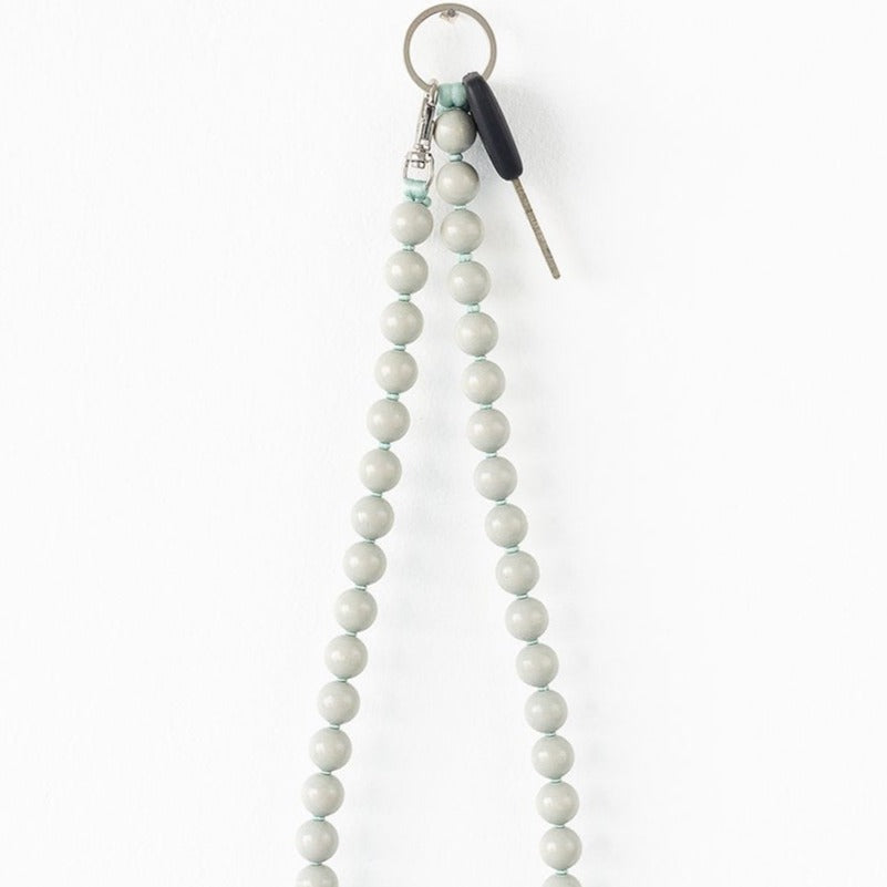 Ina Seifart Perlen Long Keyholder - Light Grey