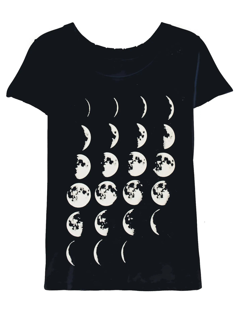Lucky Fish - Many Moons Destroyed Black Tee
