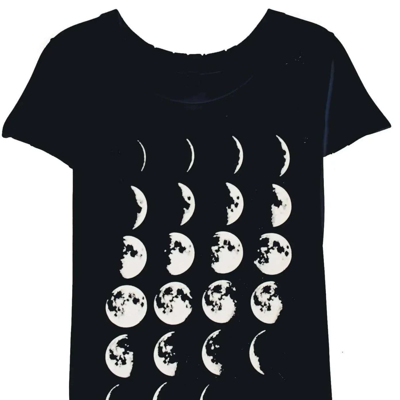Lucky Fish - Many Moons Destroyed Black Tee
