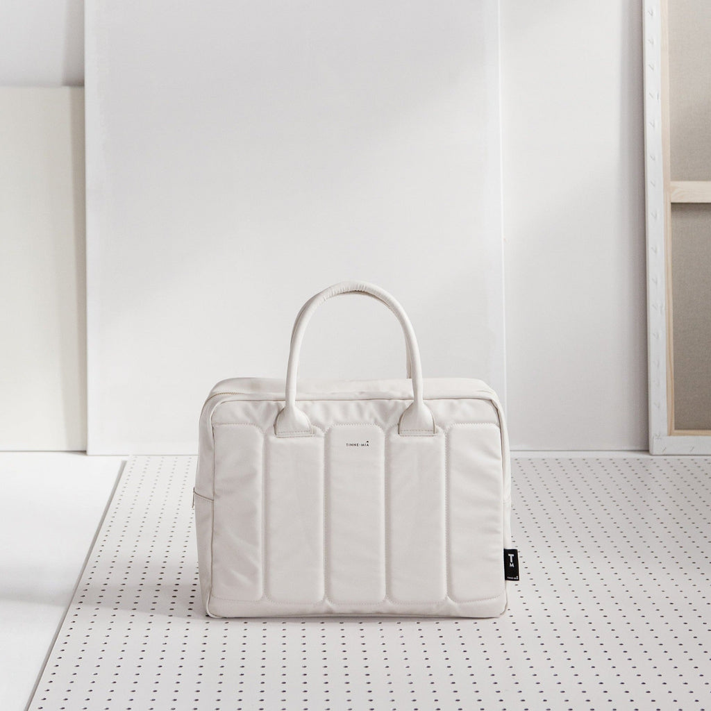 Tinne + Mia  Laptop Bag - Off White